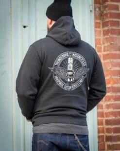Thunderbike Zip Hoodie Flying Spark Plug Schwarz/grau 11 Thunderbike Zip Hoodie Flying Spark Plug Schwarz/grau -Harley Davidson 19 40 1281v 5