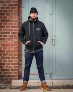 Thunderbike Zip Hoodie Flying Spark Plug Schwarz/grau 10 Thunderbike Zip Hoodie Flying Spark Plug Schwarz/grau -Harley Davidson 19 40 1281v 6