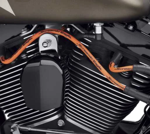Harley Davidson Screamin Eagle 10mm Phat Zündkerzenkabel Set Orange 4 Harley Davidson Screamin Eagle 10mm Phat Zündkerzenkabel Set Orange – Bild 2