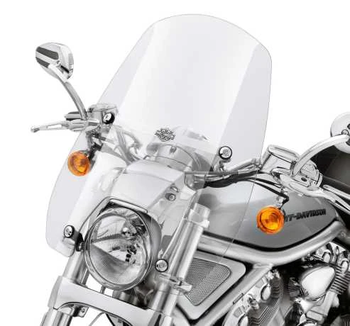 Harley Davidson Abnehmbare Compact Mid Sport Windschutzscheibe 16" Klar 3 Harley Davidson Abnehmbare Compact Mid Sport Windschutzscheibe 16" Klar