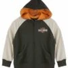 Harley-Davidson Boy Knit Zip Hoodie Jacke -Harley Davidson 6571127v