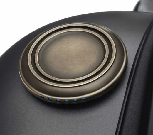 Harley Davidson Brass / Messing LED-Tankanzeige 4 Harley Davidson Brass / Messing LED-Tankanzeige – Bild 2