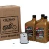 RevTech Ölwechsel Kit 20W50 MTP Synthetik 3.8L & Filter Chrom -Harley Davidson 92 2106