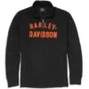 Harley-Davidson Racer Font 1/4-Zip Pullover Schwarz 1 Harley-Davidson Racer Font 1/4-Zip Pullover Schwarz -Harley Davidson 96001 22vm harley2