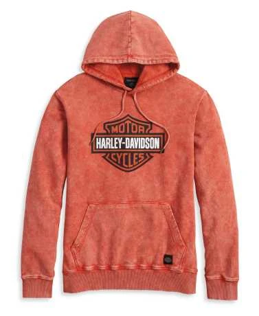 Harley-Davidson Hoodie Westcoast Bar & Shield Vintage Orange 3 Harley-Davidson Hoodie Westcoast Bar & Shield Vintage Orange