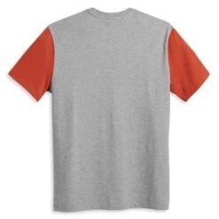 Harley-Davidson T-Shirt Road Captain Colorblock Grau/orange -Harley Davidson 96053 23vm 2