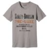Harley-Davidson T-Shirt Gas & Oil Grau -Harley Davidson 96061 23vm1