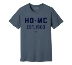 Harley-Davidson T-Shirt HD-MC Dust Blau