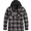 Harley-Davidson Hooded Shirt Onwards Karo Schwarz/grau 1 Harley-Davidson Hooded Shirt Onwards Karo Schwarz/grau -Harley Davidson 96356 23vm1