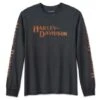 Harley-Davidson Longsleeve Whiplash Schwarz -Harley Davidson 96813 23vm