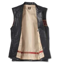 Harley-Davidson Lederweste 120th Anniversary Schwarz -Harley Davidson 97036 23vm 31