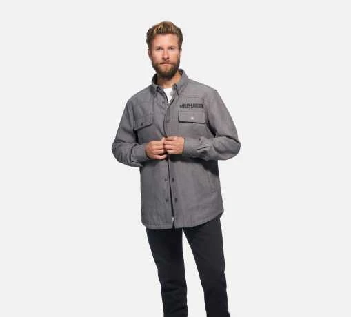 Harley-Davidson Riding Hemdjacke Operative Grau 7 Harley-Davidson Riding Hemdjacke Operative Grau – Bild 5