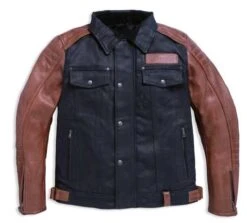 Harley-Davidson Jacke Jester Leder/Armalith Denim