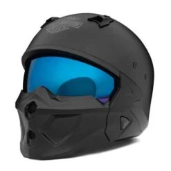 Harley-Davidson Gargoyle Helm X07 2-in-1 Schwarz Matt