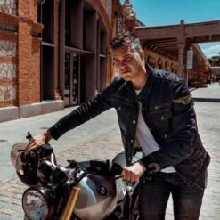 By City Arizona Jacke Blau 10 By City Arizona Jacke Blau -Harley Davidson by city arizona jacket4