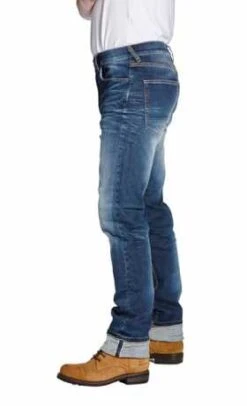 Rokker Biker Jeans Iron Selvage Blau -Harley Davidson rok1050v 33