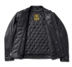 Roland Sands Paramount 74 Lederjacke Schwarz -Harley Davidson roland sands paramount74 black4