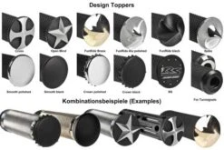 Fußrastenanlage Base Rubber -Harley Davidson toppers13